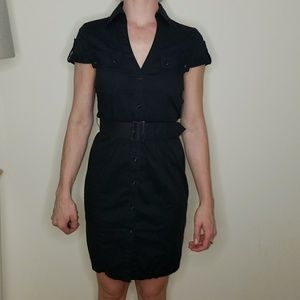 Express Button-down Blouse Dress